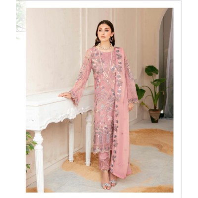 PAKISTANI DRESS MINHAL BY RAMSHA