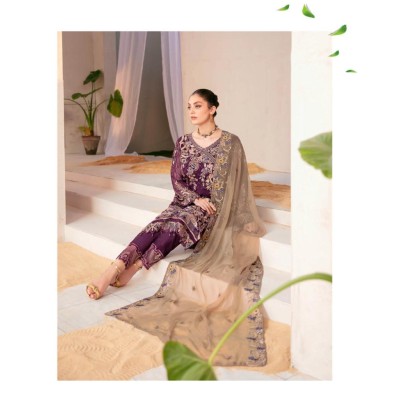 PAKISTANI DRESS MINHAL BY RAMSHA