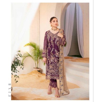 PAKISTANI DRESS MINHAL BY RAMSHA