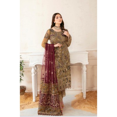 PAKISTANI DRESS MINHAL BY RAMSHA