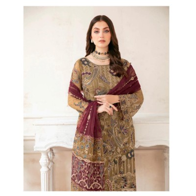 PAKISTANI DRESS MINHAL BY RAMSHA