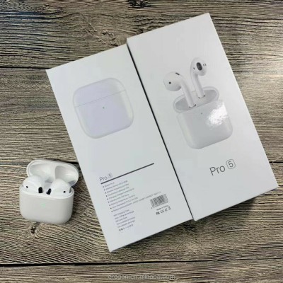 Air Pro 5, Bluetooth Wireless Earbuds, Noise Cancelling Sport Stereo.