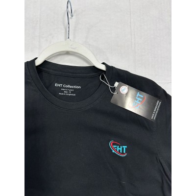 EHT Collection's Men's classic regular crew neckline and short sleeves for comfort. 100% cotton T-Shirt.