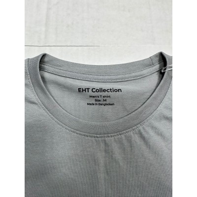 EHT Collection's Men's classic regular crew neckline and short sleeves for comfort. 100% cotton T-Shirt.