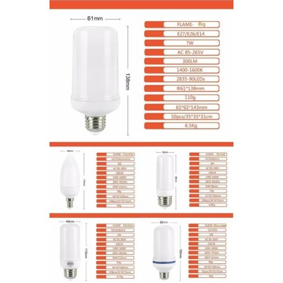 Fuxury (43216-189) Omicoo LED Flame Effect Light